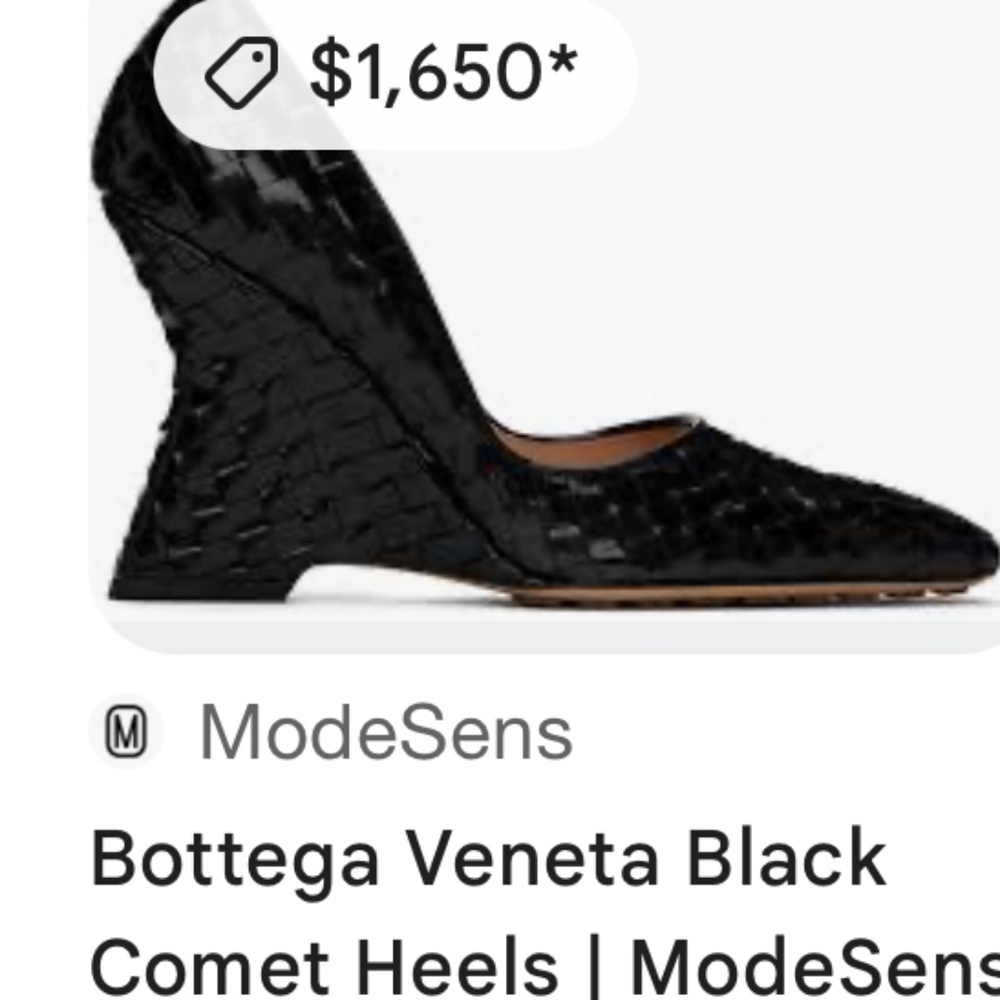 RARE Bottega Veneta Comet Heels